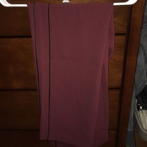 Burgundy dress pants